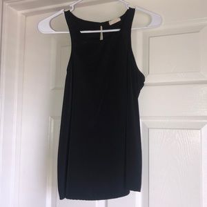 Plain black tank top